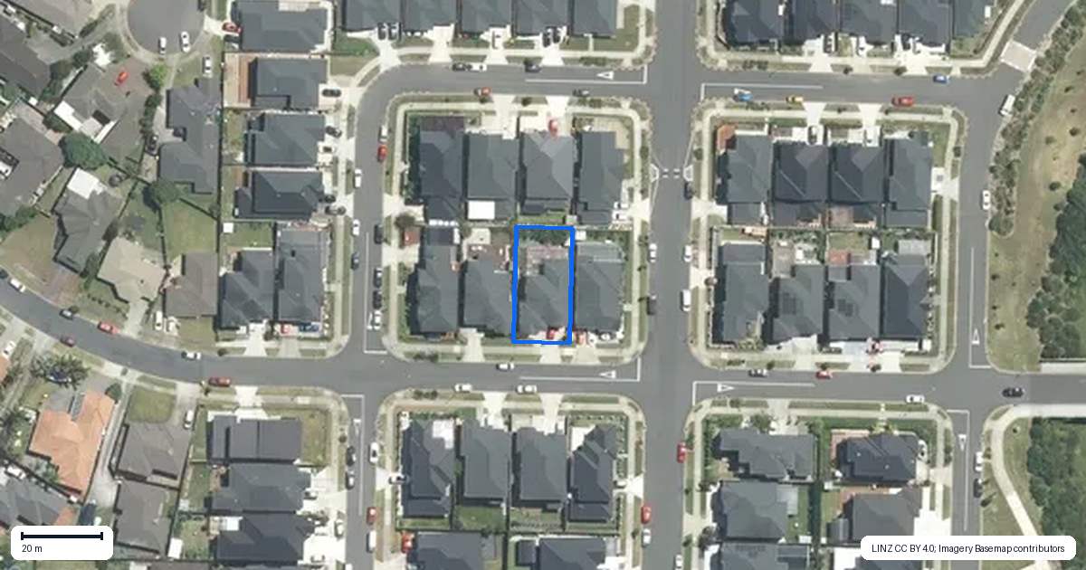 Property context map for 22 Tir Conaill Avenue, Flat Bush, Auckland