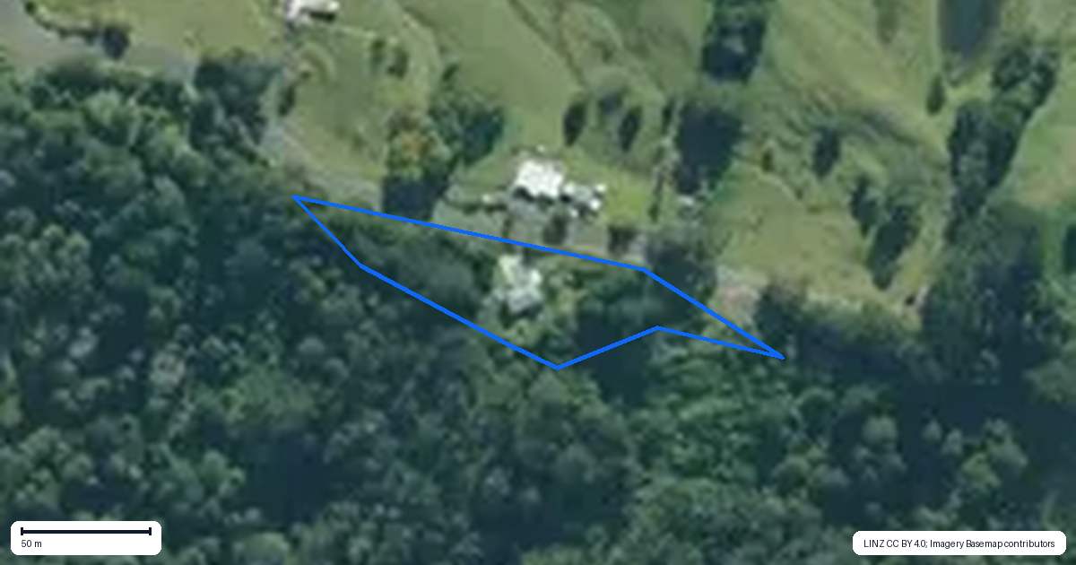 Property context map for 660 Snooks Road, Maungakaramea