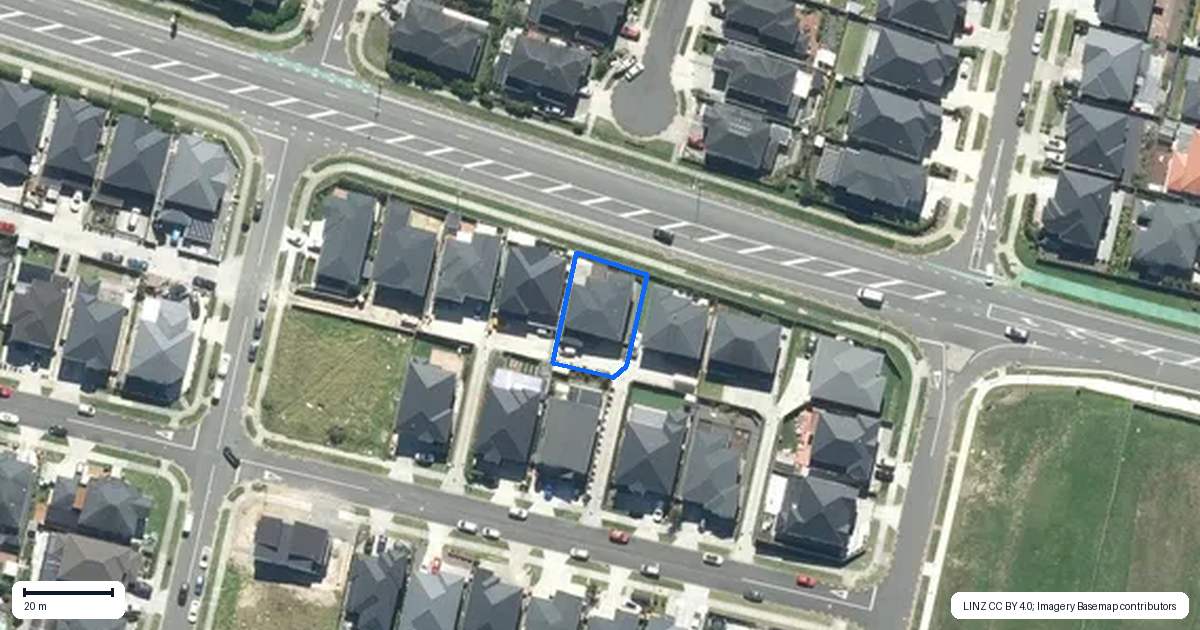 Property context map for 46 Peihinga Road, Flat Bush, Auckland