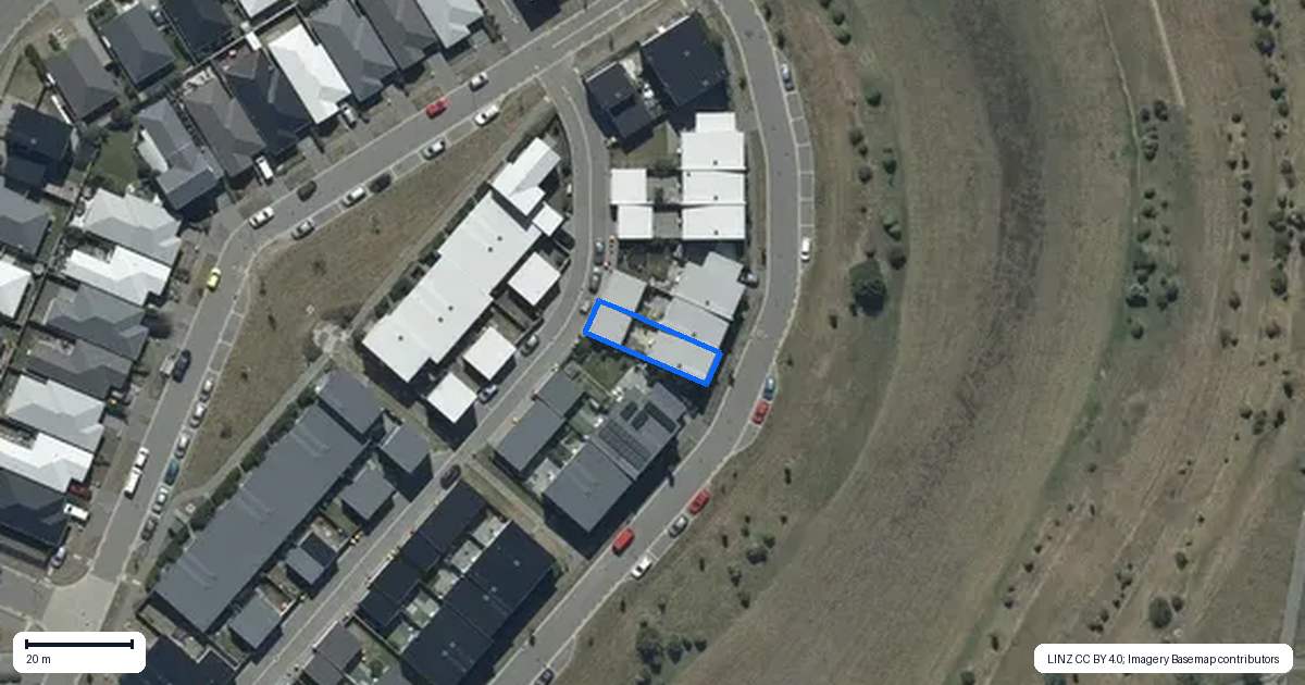 Property context map for 16 Tippet Crescent, Wigram, Christchurch