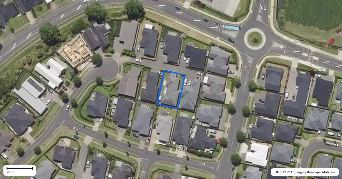 Property context map for 6 Beggs Lane, Pyes Pa, Tauranga
