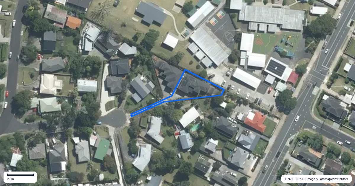 Property context map for 14 Bowman Road, Forrest Hill, Auckland