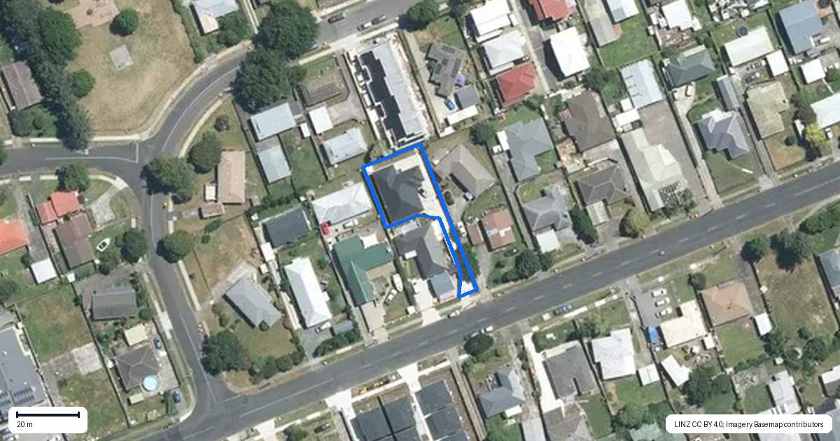 Property context map for 178A Old Wairoa Road, Papakura