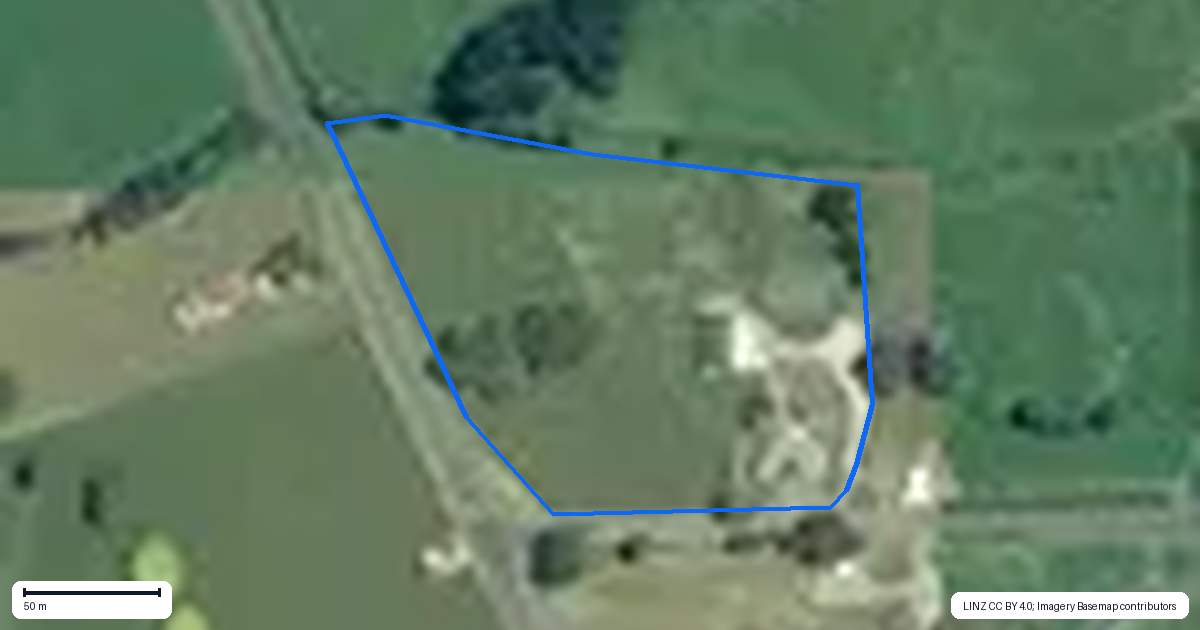 Property context map for 11 Morrison Road, Komata, Paeroa