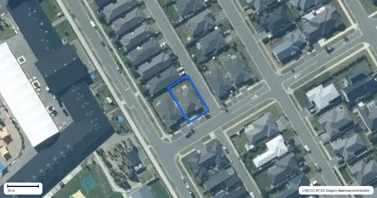 Property context map for 3 Philippa Drive, Rolleston