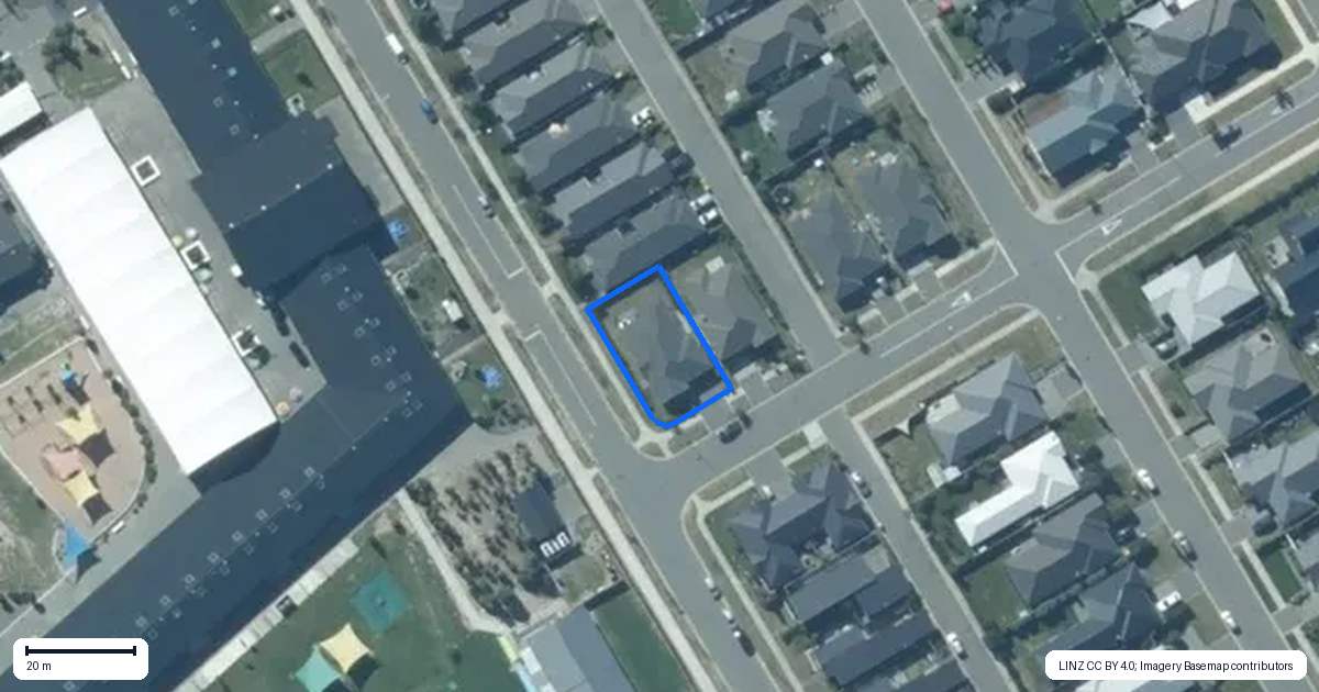 Property context map for 1 Philippa Drive, Rolleston