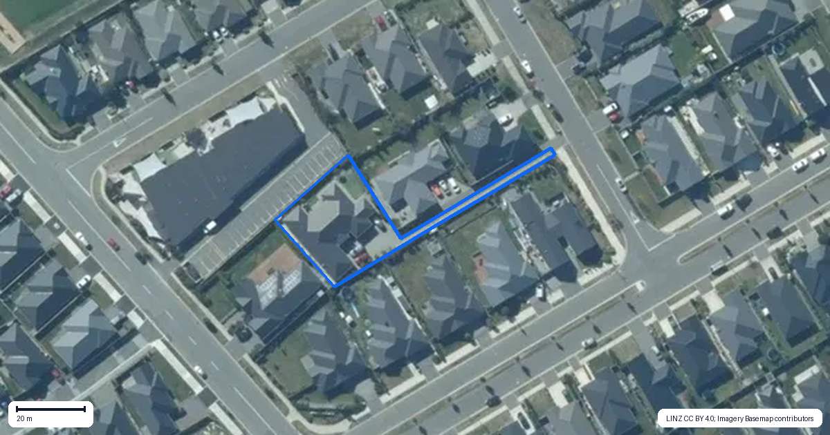 Property context map for 94 Charlbury Drive, Rolleston
