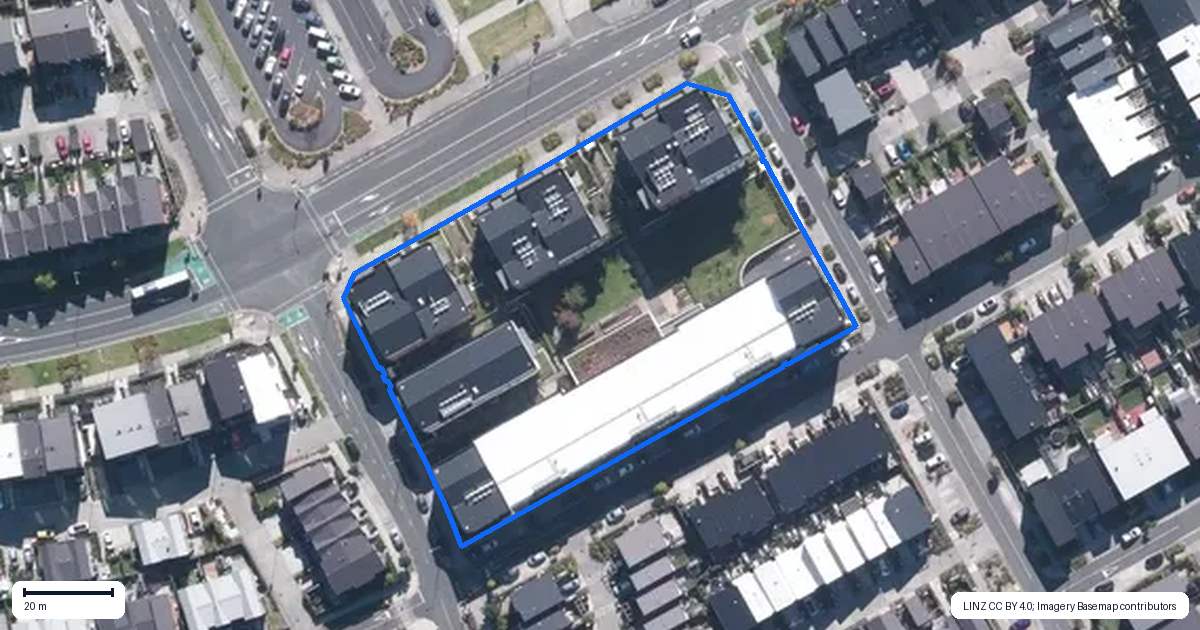 Property context map for 207/77 Hobsonville Point Road, Hobsonville, Auckland