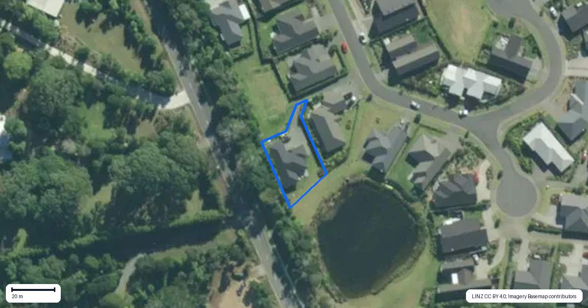 Property context map for 16 Park Rise, Mangawhai Heads, Mangawhai