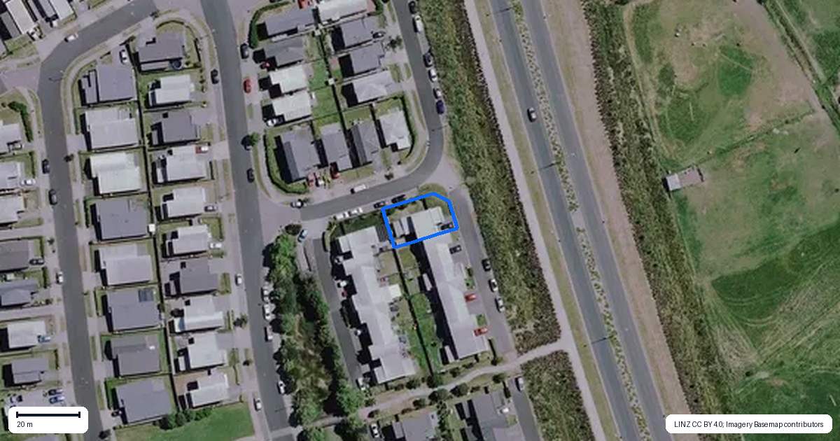 Property context map for 14 Rebekah Crescent, Flagstaff, Hamilton