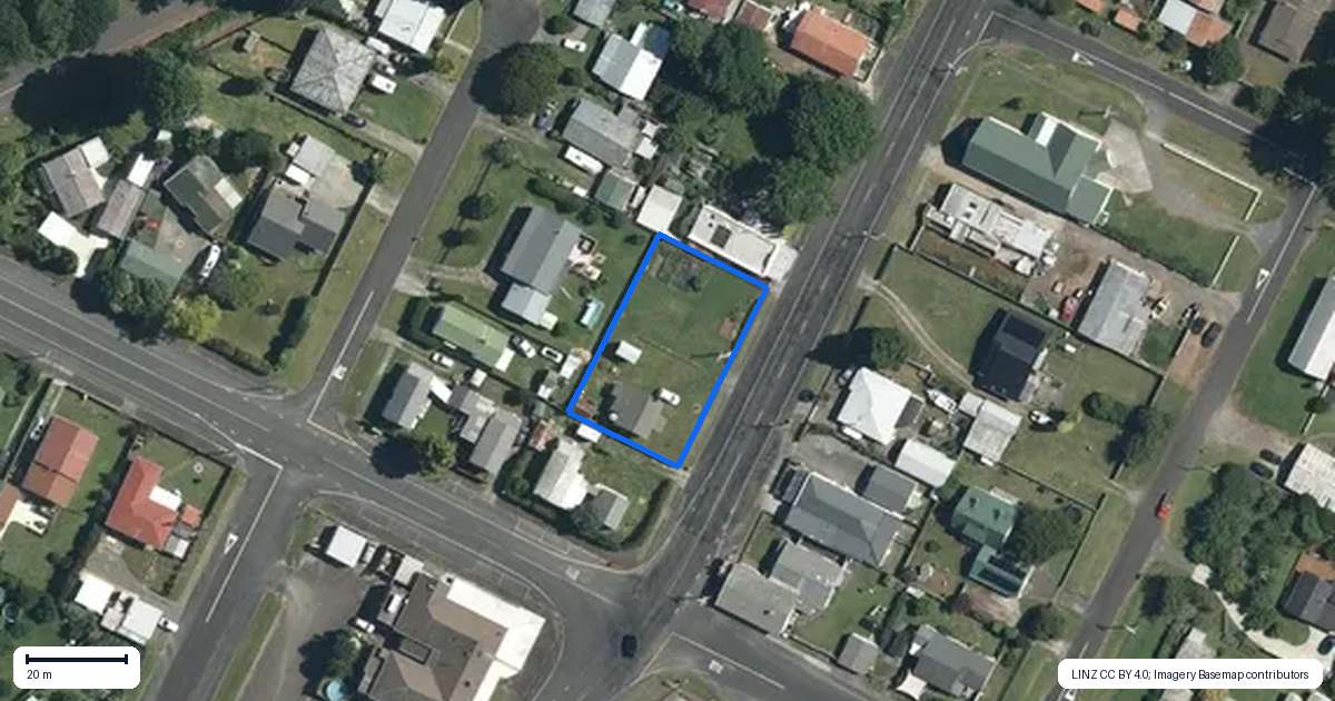 Property context map for 4355 State Highway 26, Waihou, Te Aroha