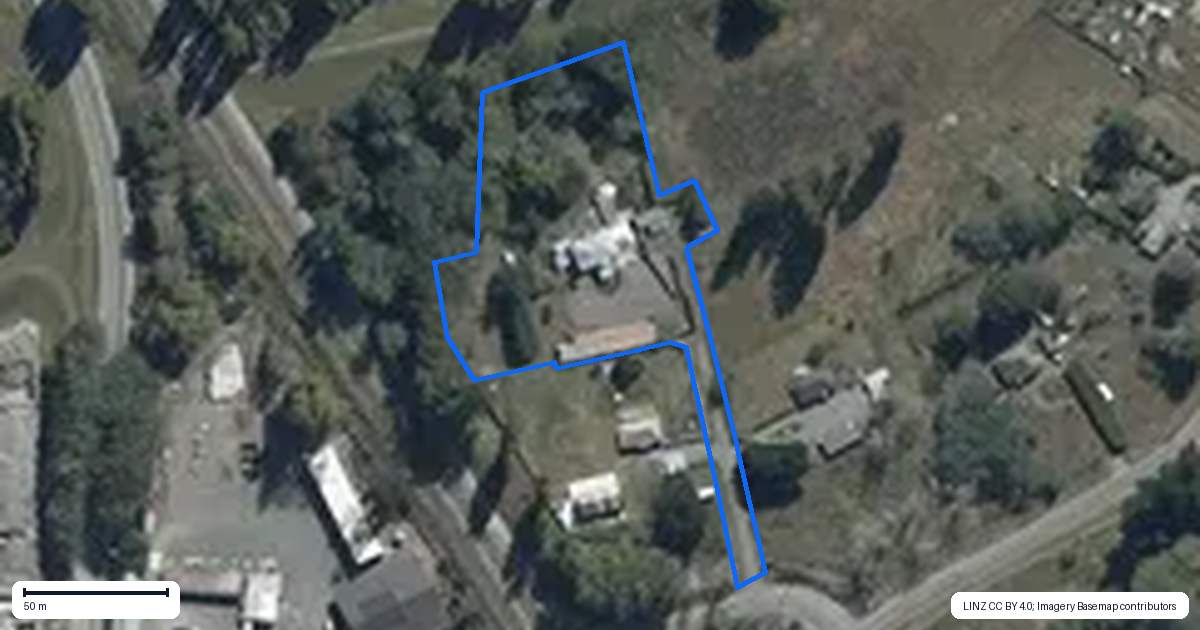 Property context map for 35 Kainga Road, Kainga, Christchurch