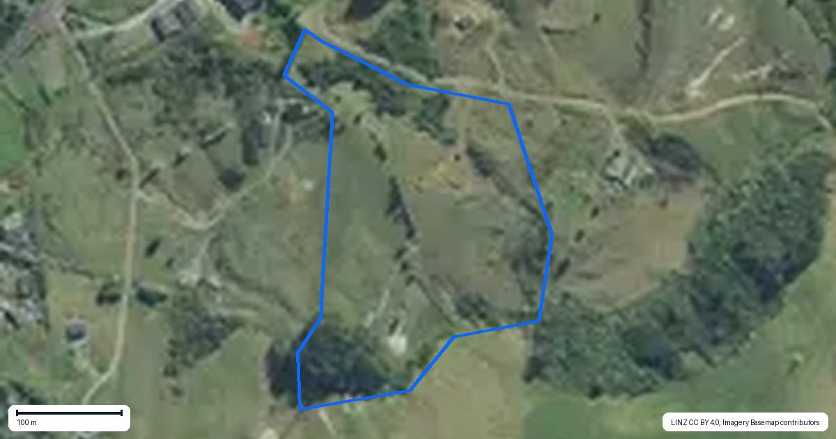 Property context map for 183A Wiroa Road, Kerikeri