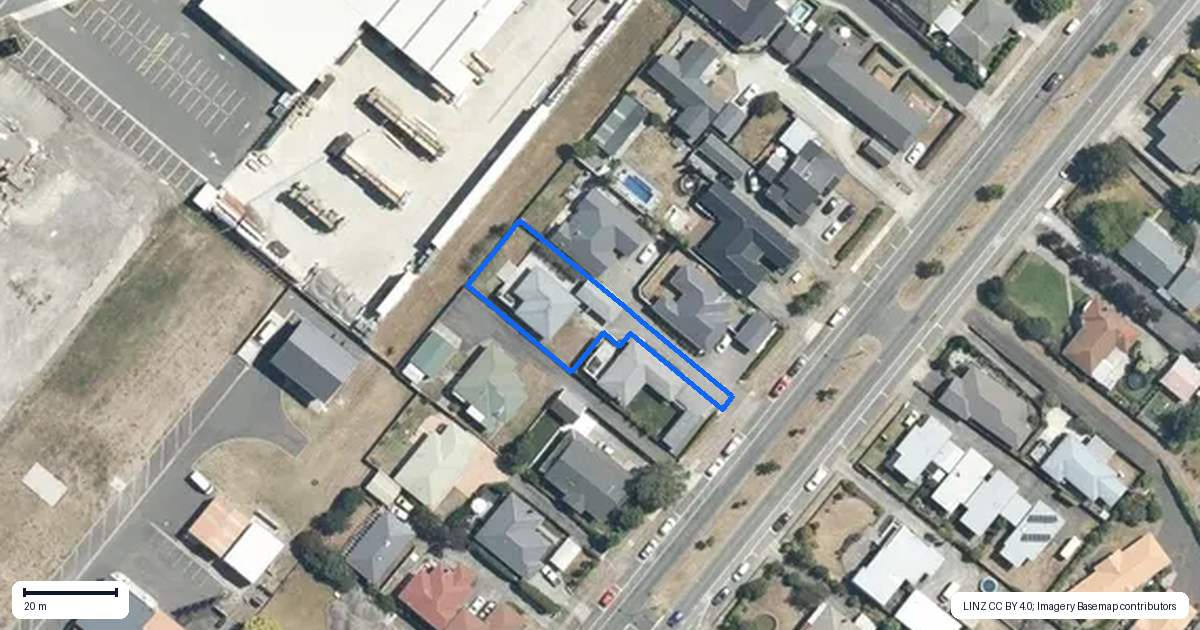 Property context map for 47A Napier Road, Havelock North