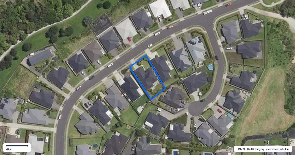 Property context map for 12 Lakeside Terrace, Omokoroa