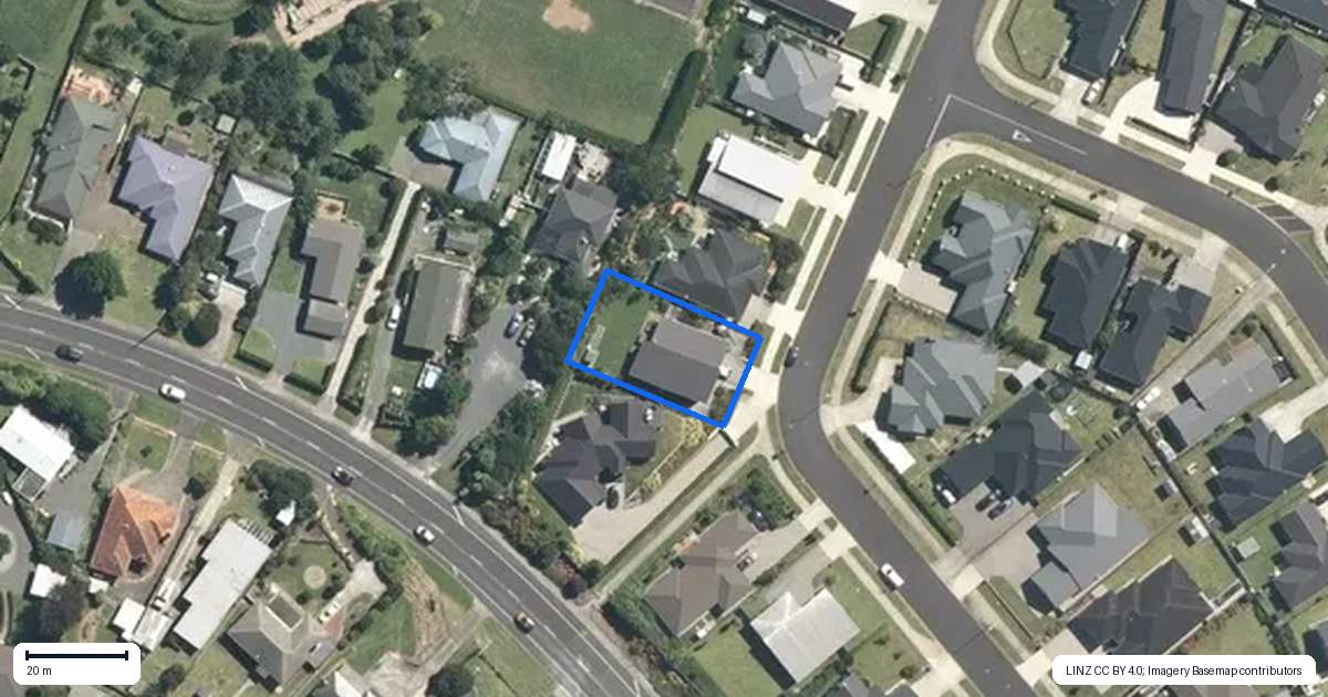 Property context map for 22 Oak Ridge Drive, Te Awamutu