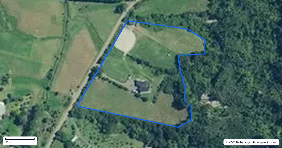 Property context map for 28 Hodge Road, Coroglen, Whitianga