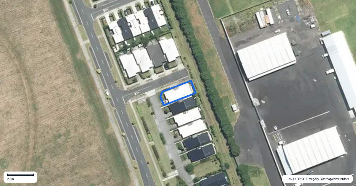 Property context map for 25 Lieutenant Lane, Papakura