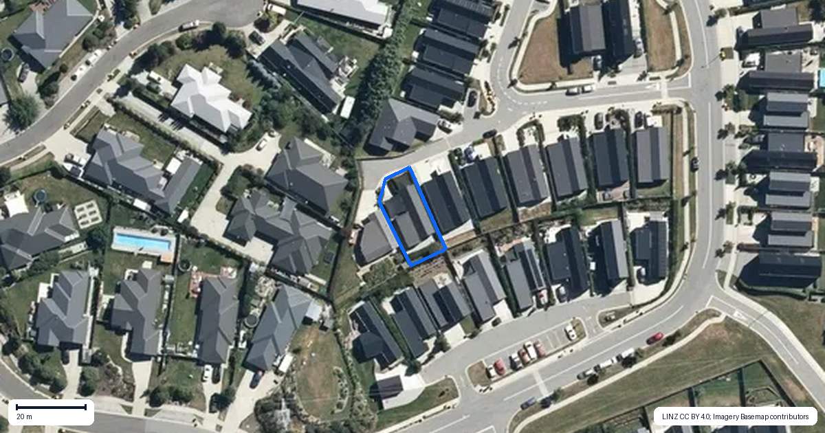 Property context map for 7 Clover Lane, Lake Hayes, Queenstown