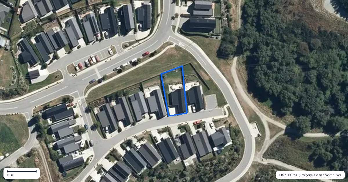 Property context map for 9 Huxley Place, Lake Hayes, Queenstown
