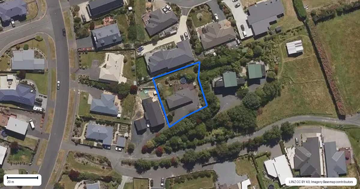 Property context map for 19B Friendship Drive, Waldronville, Dunedin