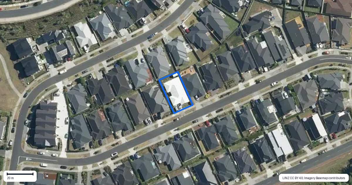 Property context map for 13 Papa Orchard Drive, Kumeu