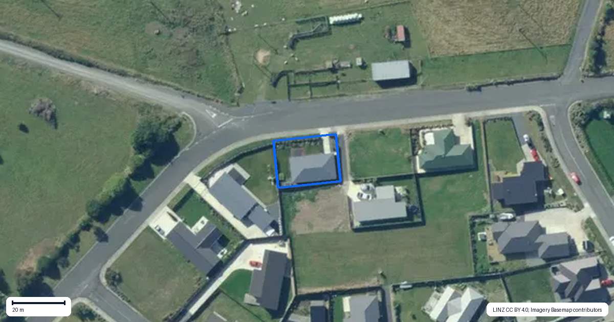 Property context map for 189 Johnston Road, Balclutha