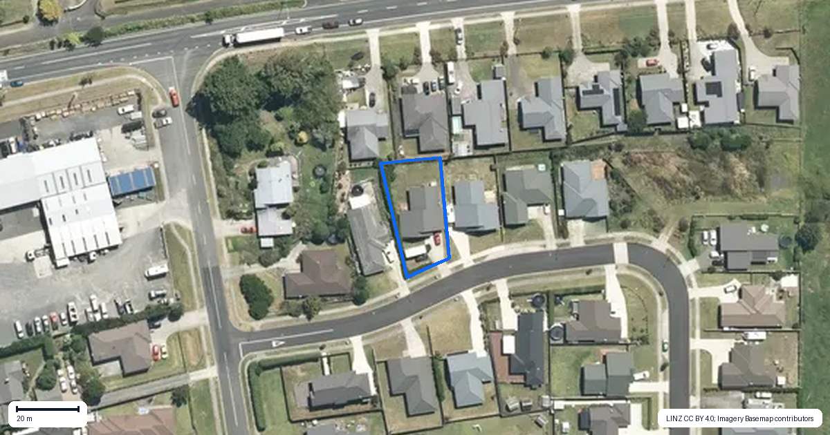Property context map for 3 Matau Close, Te Kauwhata