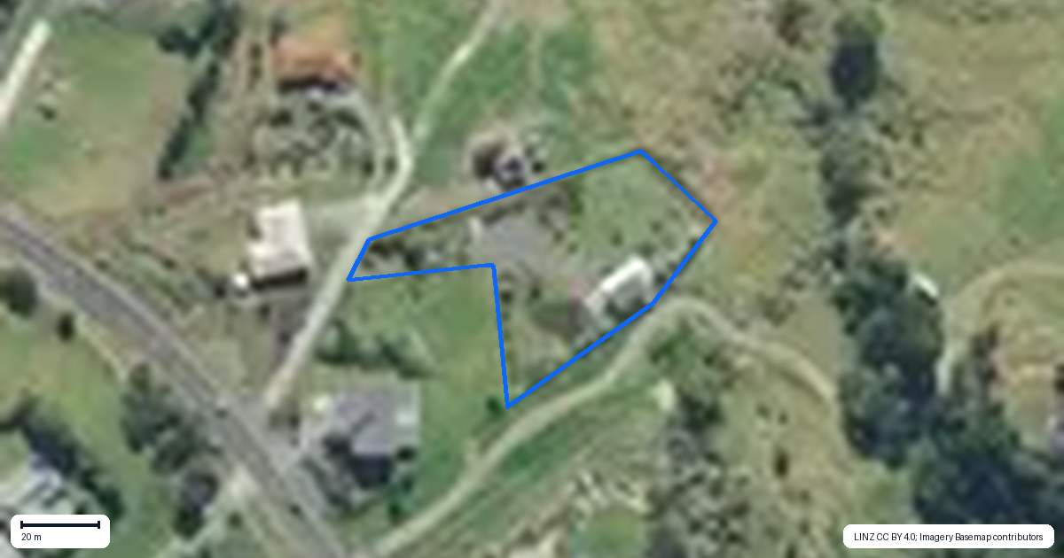 Property context map for 2127A Whangarei Heads Road, Whangarei Heads
