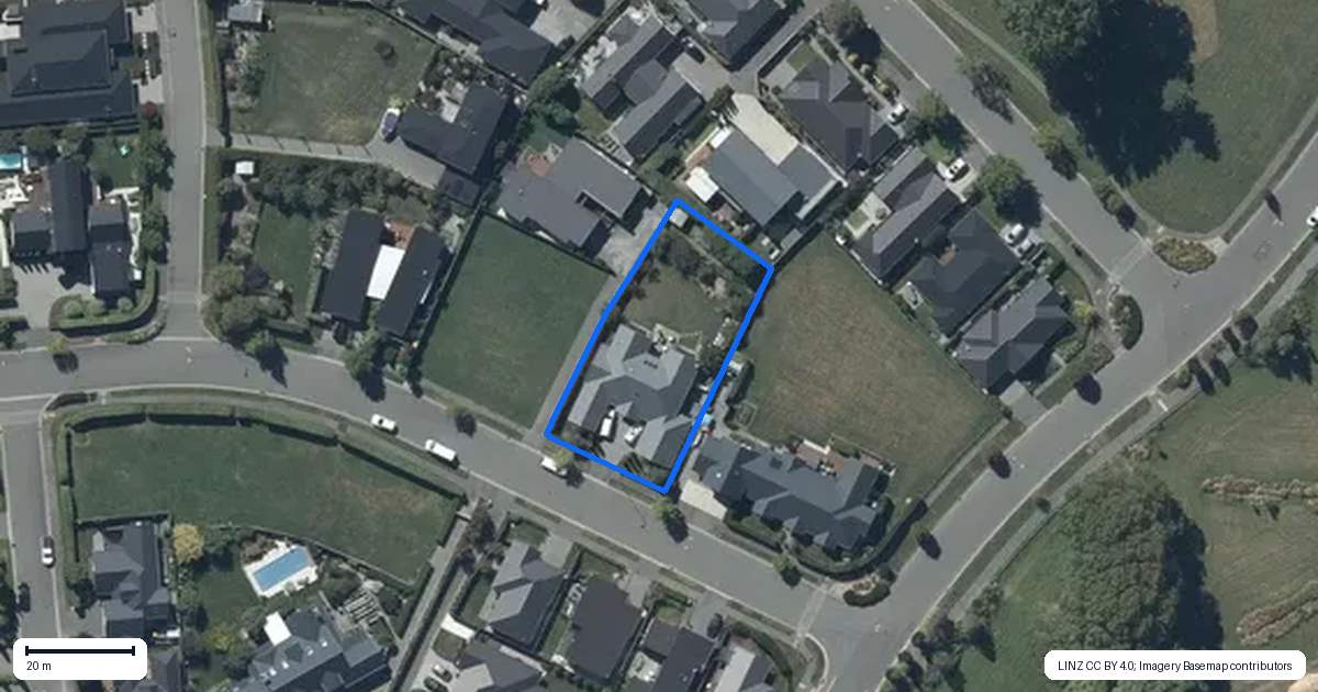 Property context map for 41 Findlay Avenue, Halswell, Christchurch
