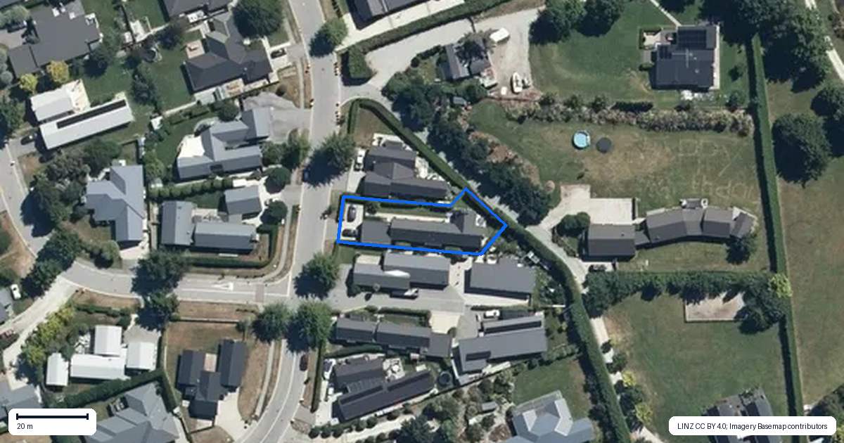 Property context map for 47B Erskine Street, Lake Hayes, Queenstown