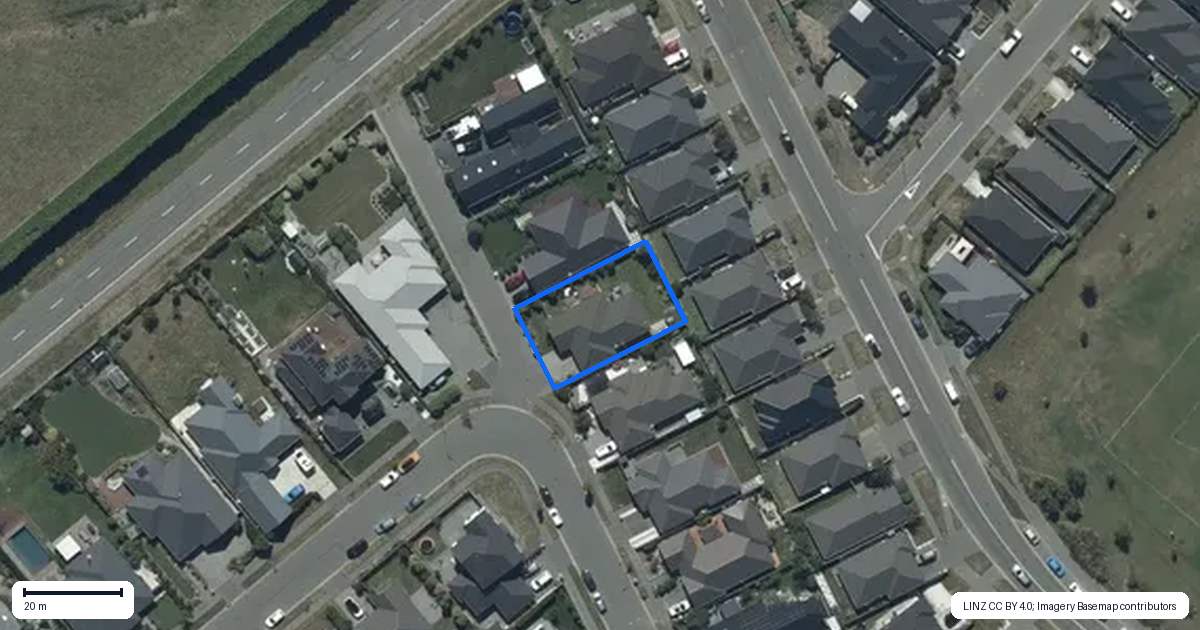 Property context map for 38 Luxembourg Crescent, Halswell, Christchurch