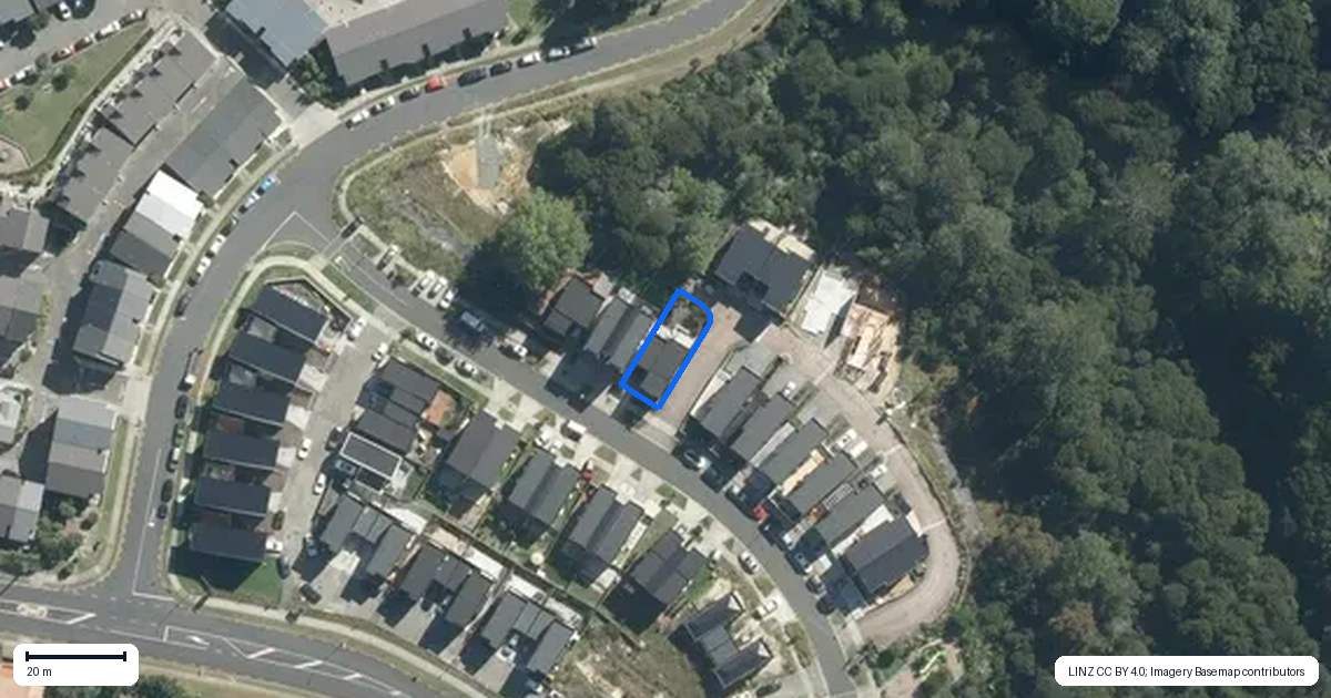 Property context map for 14 Waka Street, Albany Heights, Auckland
