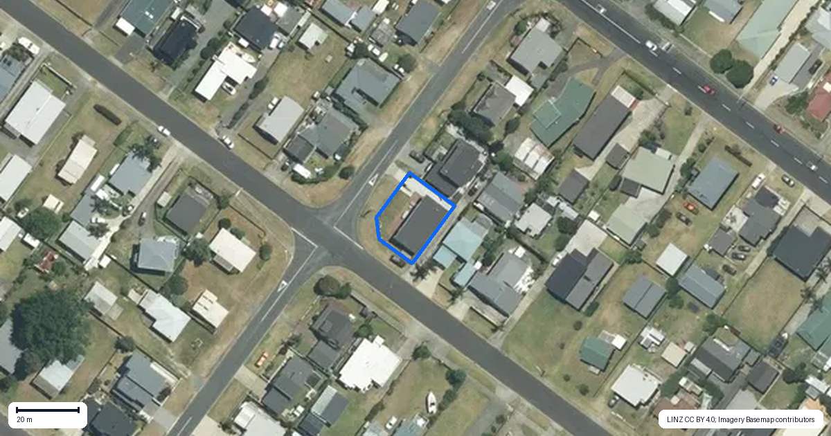 Property context map for 200A Rutherford Road, Whangamata