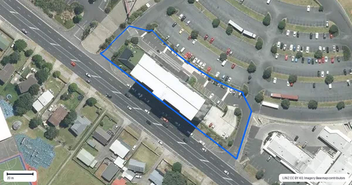 Property context map for 803/770A Great South Road, Wiri, Auckland