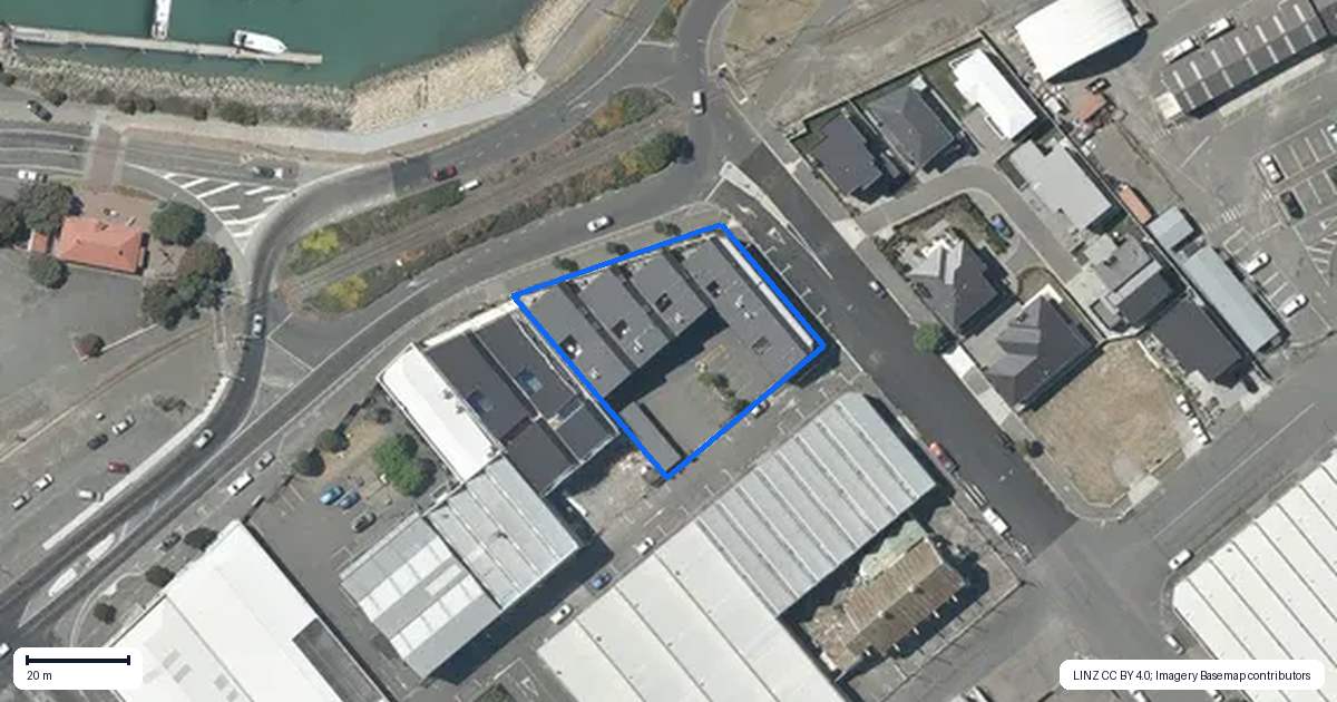 Property context map for 1/3 Mahia Street, Ahuriri, Napier