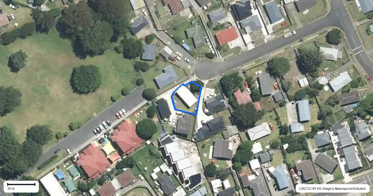 Property context map for 16 Harrow Place, Manurewa, Auckland