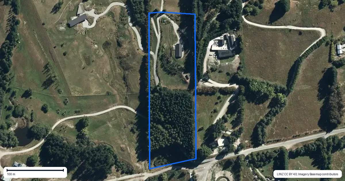 Property context map for 86 Mountain View Road, Dalefield, Queenstown