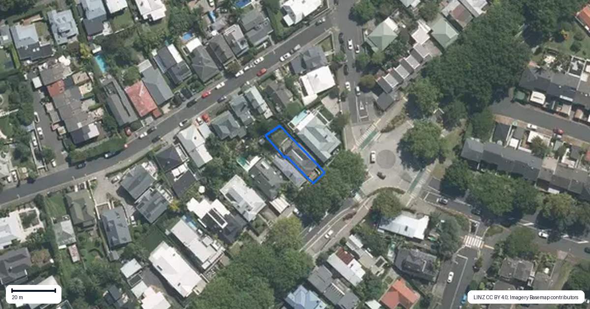 Property context map for 34 Franklin Road, Freemans Bay, Auckland