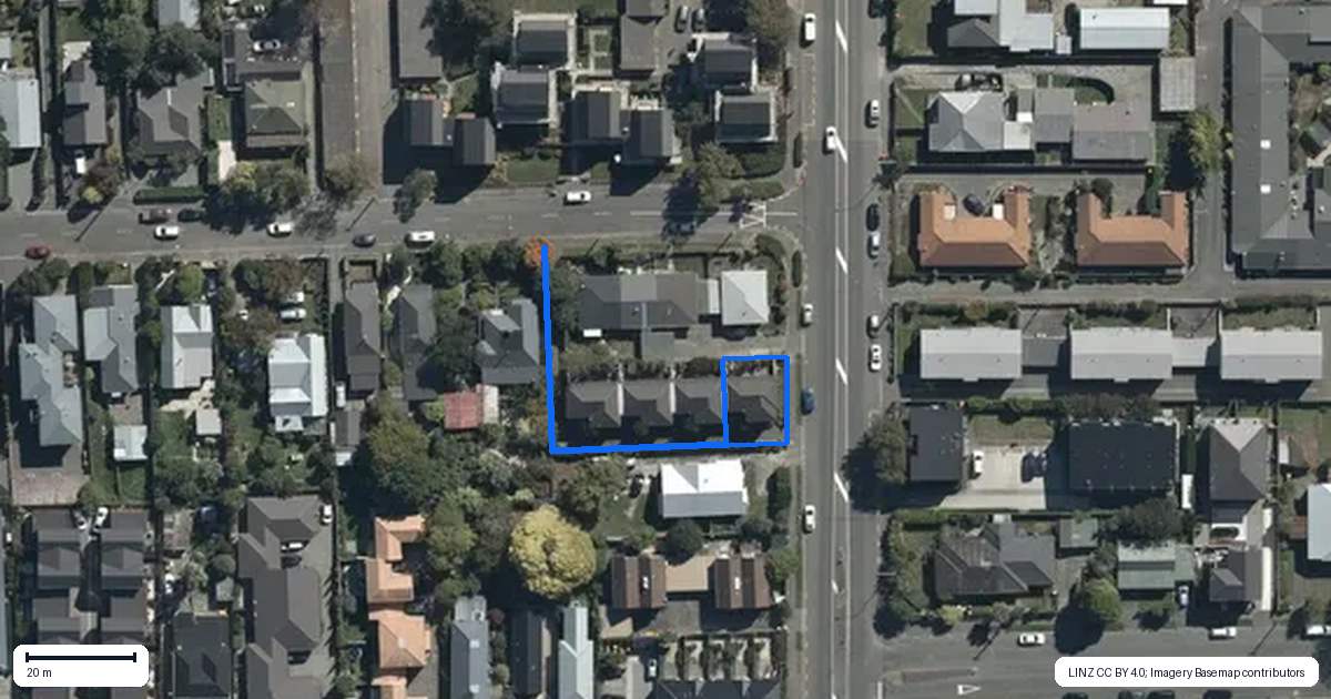 Property context map for 4/139 Stanmore Road, Linwood, Christchurch