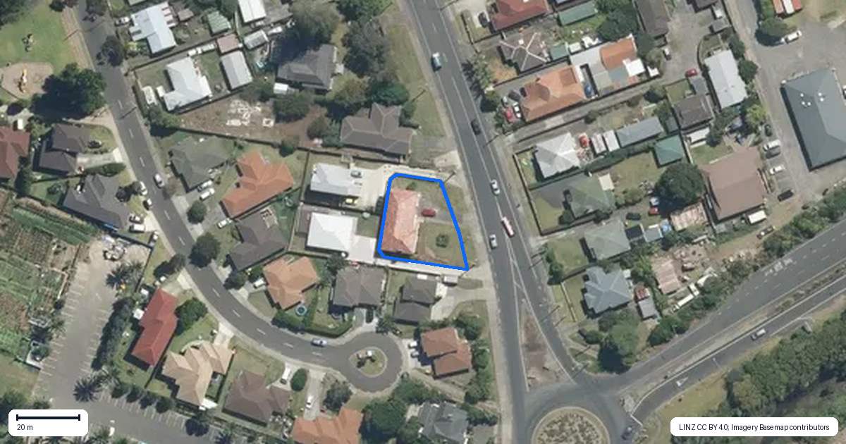 Property context map for 132A Coronation Road, Mangere Bridge, Auckland