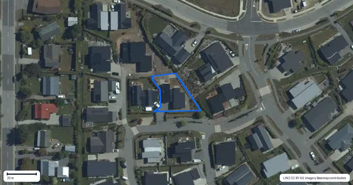 Property context map for 21 Kapuka Lane, Wanaka