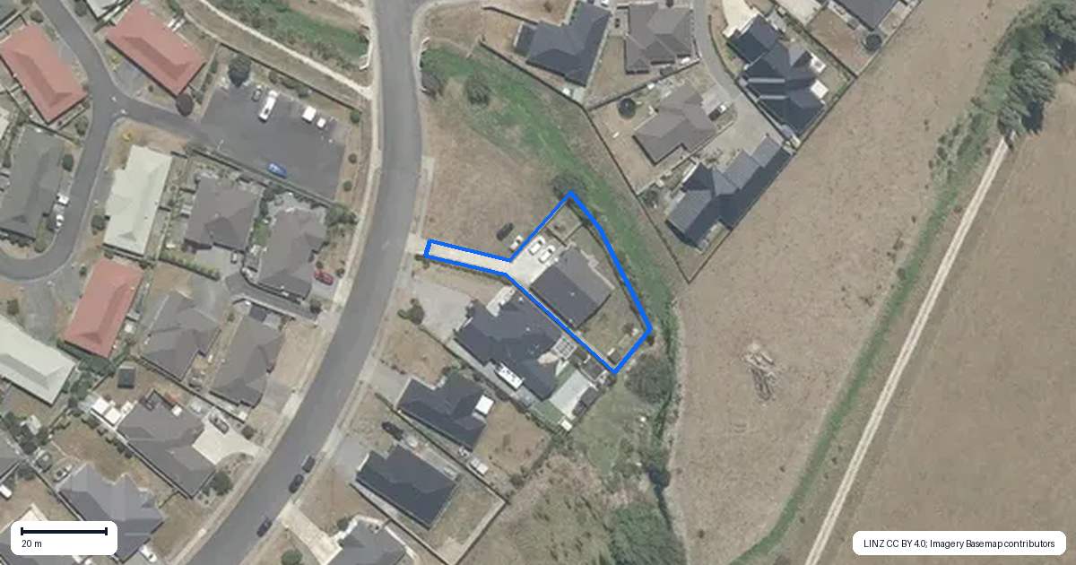 Property context map for 42 Feist Street, Carterton