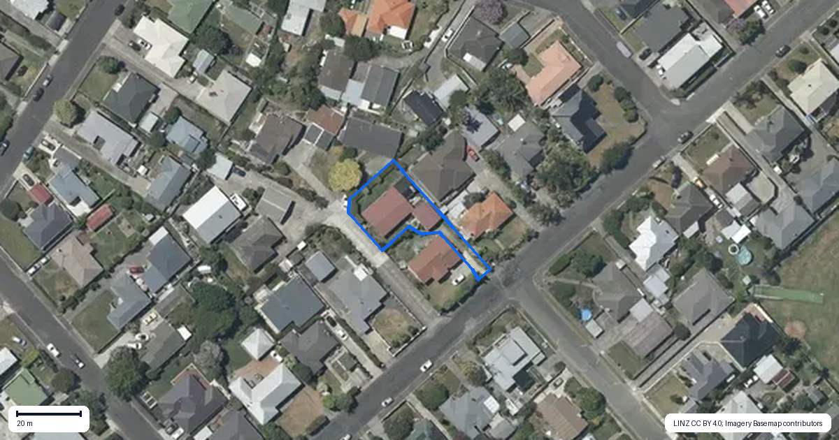 Property context map for 13A Anzac Avenue, Onekawa, Napier