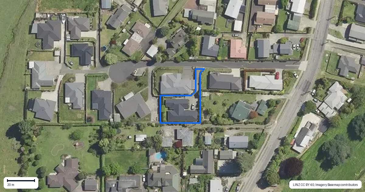 Property context map for 5 Lomay Place, Te Puke