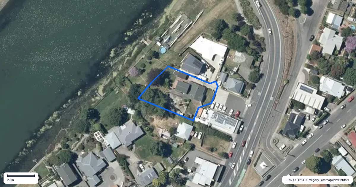 Property context map for 198A Main Road, Clive