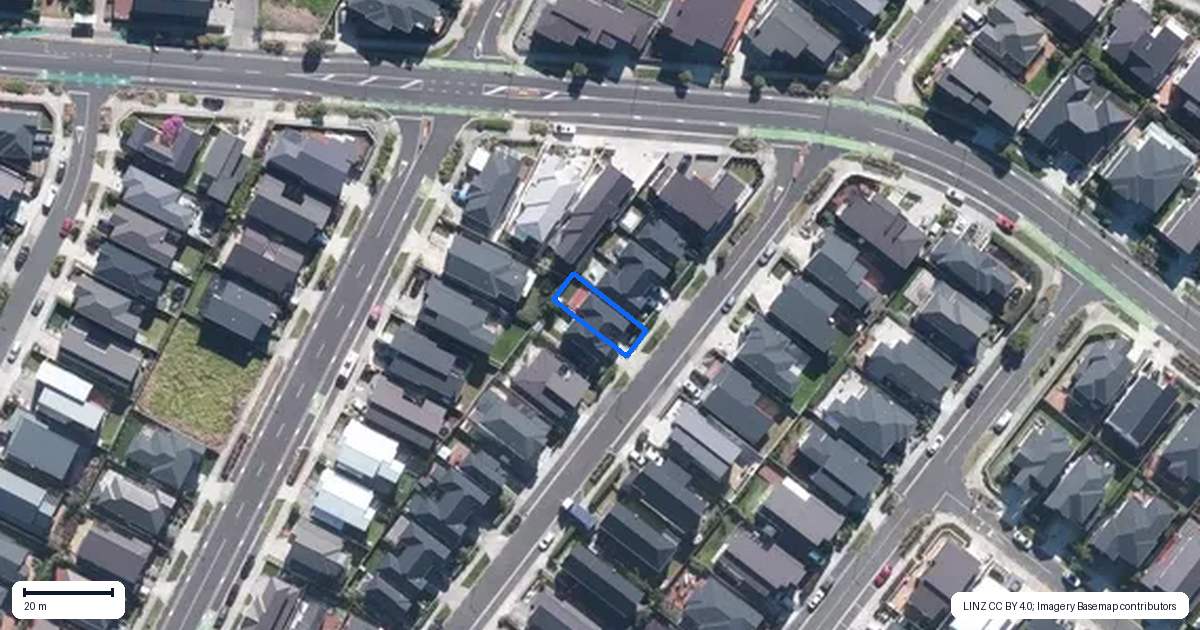 Property context map for 22 Kearns Drive, Hobsonville, Auckland
