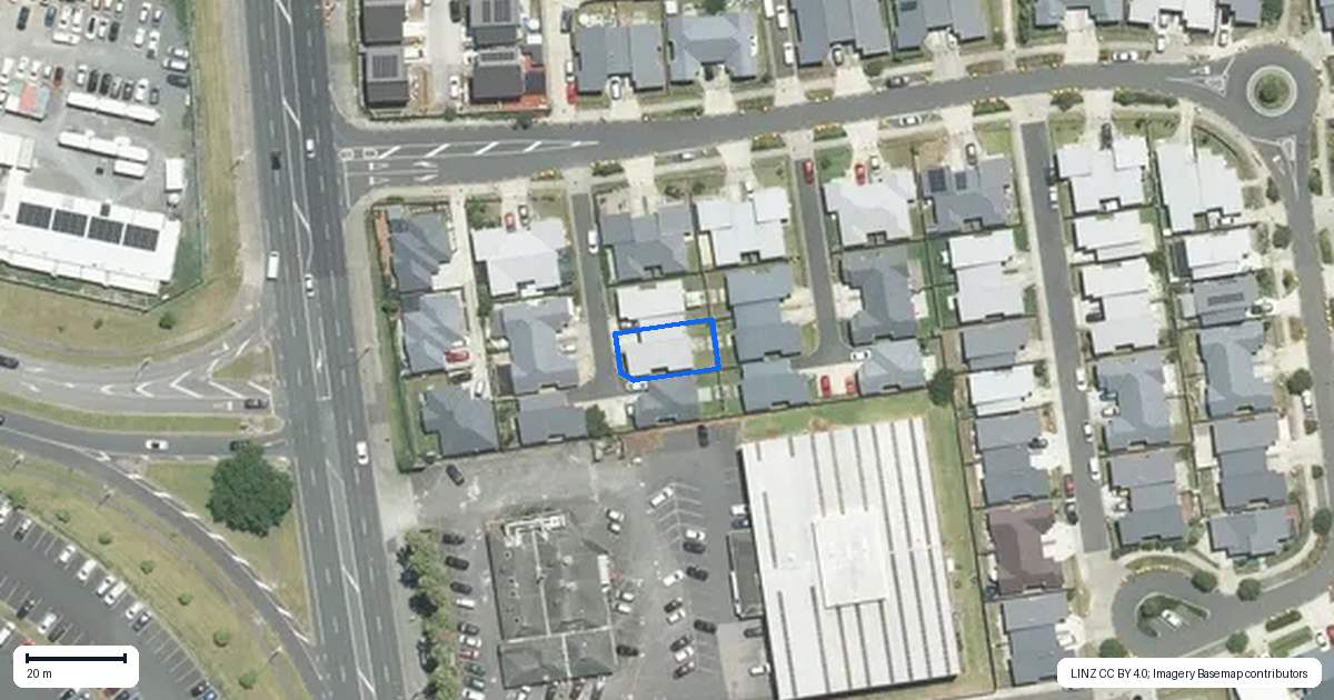 Property context map for 6 Adina Lane, Wiri, Auckland