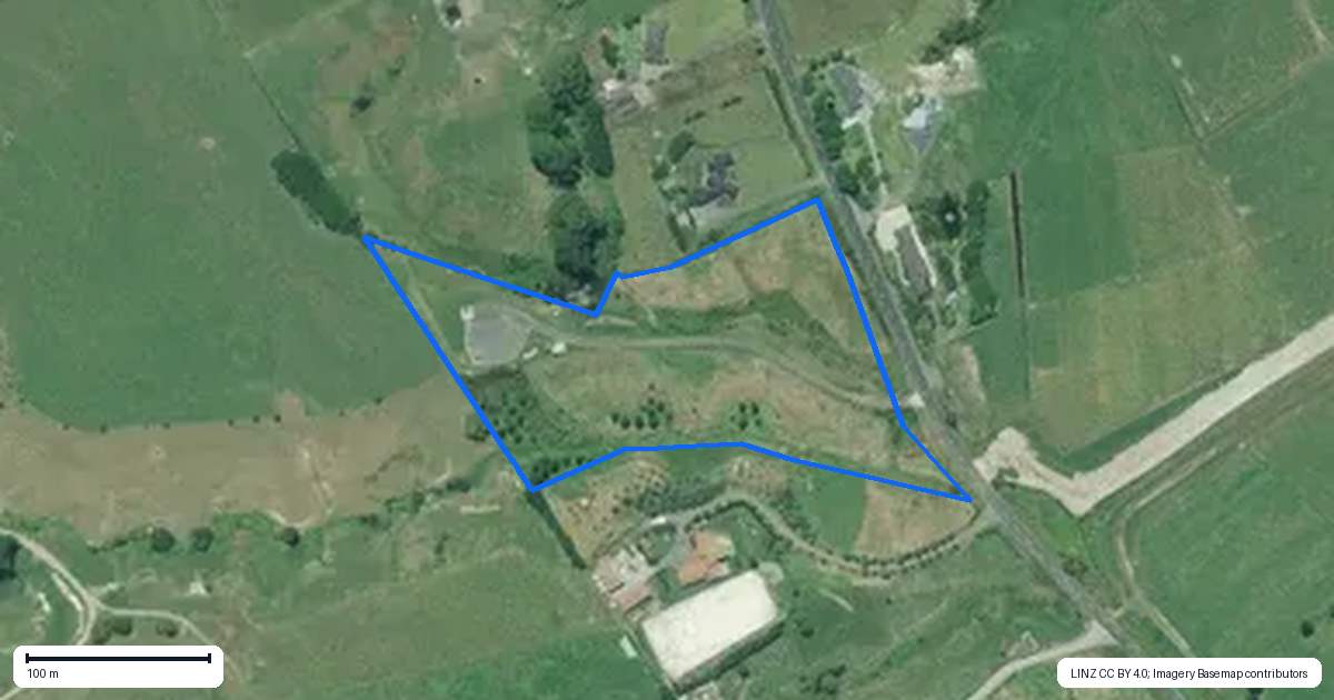 Property context map for 683 Back Miranda Road, Pukorokoro / Miranda, Kaiaua