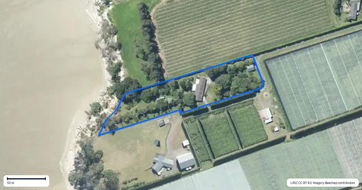 Property context map for 453A Glenbrook Beach Road, Glenbrook
